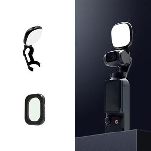 For DJI Osmo Pocket 3 JSR Fixed Frame Head Fill Light, Spec: With Black Soft 1/4 Filter