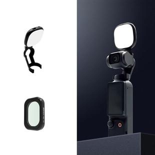 For DJI Osmo Pocket 3 JSR Fixed Frame Head Fill Light, Spec: With Black Soft 1/8 Filter