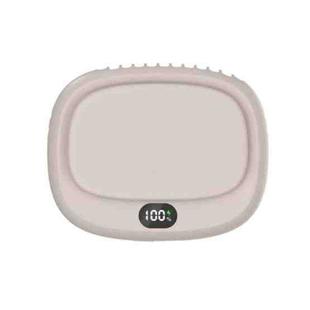 USB Outdoor High-power Bladeless Waist-hanging Portable Fan(DQ239 Apricot)