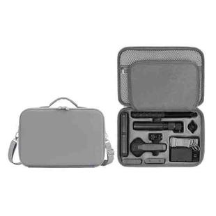 For Insta360 X5 Flymile All-in-One Storage Shoulder Bag Durable PU + Lycra Material Carrying Case(Gray)