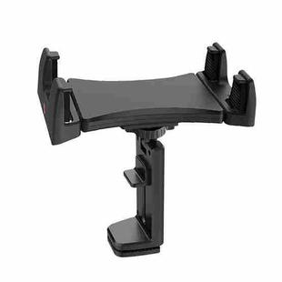 Multifunctional Travel Mobile Phone Tablet Desktop Stand Rotating Fixed Clip(Black)