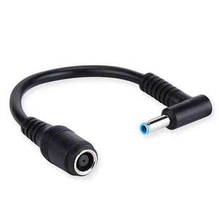 For HP Conversion 7.4x5.0mm Female To 4.5x3.0mm Male Elbow With Pin Cable Ultrabook Power Adapter Cable(Black)