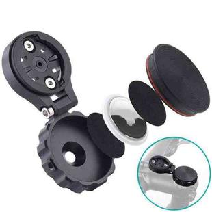 Bicycle Headset Mount For AirTag, Garmin, Wahoo, Bryton, iGPSPORT, Magene, XOSS & More Bike Computer Holder(Black)