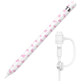For Apple Pencil 1 AhaStyle PT93CW Silicone Protective Case(Pink)