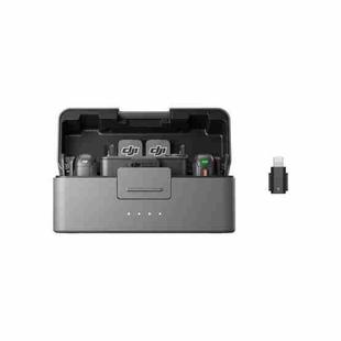 Original DJI Mic 3 (2 TX + 1 RX + Charging Case) + Mobile Phone Adapter (8 Pin)