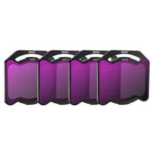 For DJI O4 Air Unit Pro BRDRC Filter Accessories, Specification: ND8+ND16+ND32+ND64