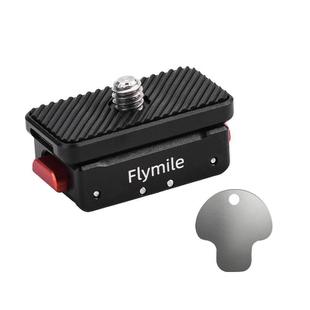 Flymile Magnetic Quick-Release Base 1/4 Inch Thread Foldable Extension Kit for Insta360 Ace Pro 2/Ace Pro/Ace/X5/X4/X3/X2(Black)