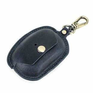 For Sony WF-1000XM5 CONTACTS FAMILY CF1183 Leather Hook Portable Earphone Case(Blue)
