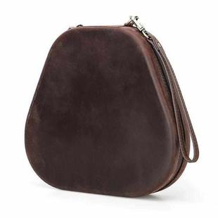 For AirPods Max CONTACTS FAMILY CF1127 Headphone Protective Cover With Wrist Zipper Headphone Bag(Coffee)