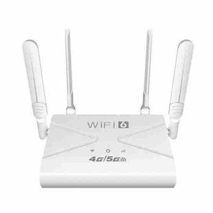 4G/5G WiFi Router Portable Plug Card Wireless Hotspot, EU Plug(White)