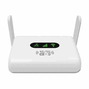 European/Asian /African Edition 4G Mini CPE Wireless SIM Card Router Portable WiFi Hotspot, EU Plug(White)