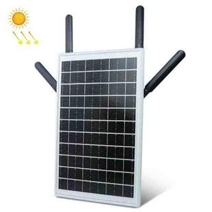 EAU 4G Solar SIM Card WiFi 6 Router Waterproof Outdoor 4G To WiFi Cable(Black)