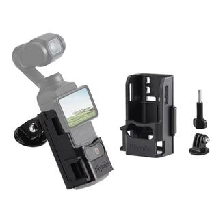 For DJI Osmo Pocket 3 Flymile Multi-Purpose Adapter Frame Expandable Mount(Black)
