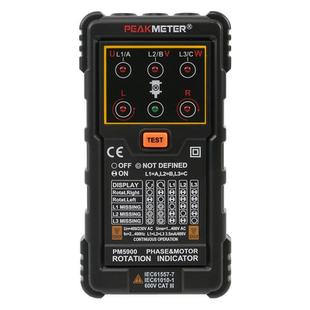 PEAKMETER Three-phase AC Motor Rotation Phase Sequence Tester(PM5900)