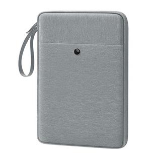 11 inch BUBM BM01541006  Tablet Bag Handheld Waterproof Shockproof Protective Case Tablet Storage Bag(Grey)