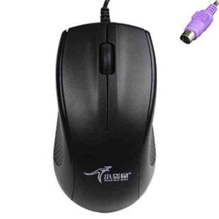 Little Kangaroo DS-911 1200DPI Ambidextrous Wired Laptop Mouse Desktop Mouse For Office & Home Use, Spec: PS2 Round Port