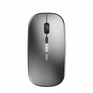 Inphic M1 PRO Wireless Bluetooth Tri-mode Rechargeable Mute Mouse With Battery Level Display(Gray)