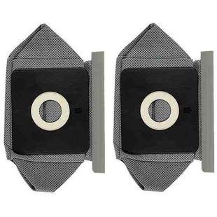 2pcs Vacuum Cleaner Dust Collection Bag Accessory Cloth Bag(Grey)