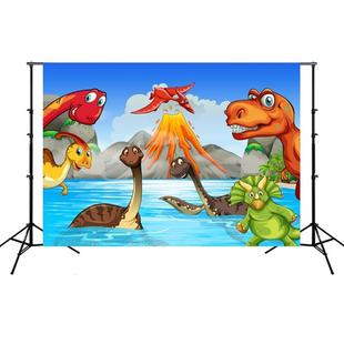 2.1m x 1.5m Dinosaur World Cartoon Photo Shoot Scene Photography Background Cloth(W103)