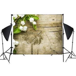 1.25m x 0.8m Wood Grain 3D Simulation Flower Branch Photography Background Cloth(MB24)