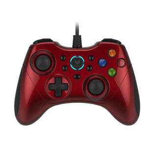 Rapoo V600 Gaming-level Wire Vibrating Game Controller for PC / PS3 / Android Phones, Cable Length: 2m(Red)