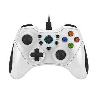 Rapoo V600 Gaming-level Wire Vibrating Game Controller for PC / PS3 / Android Phones, Cable Length: 2m(White)