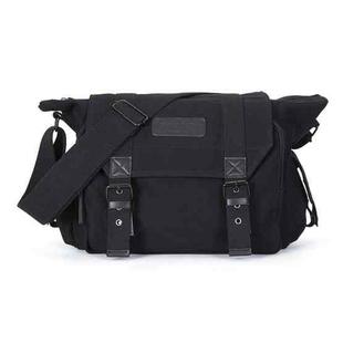 CADeN F1 Canvas Outdoor Leisure One Shoulder Digital Camera Bag(Black)