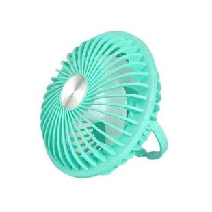 Desktop Electric Fan USB Charging Portable Fan(Green)