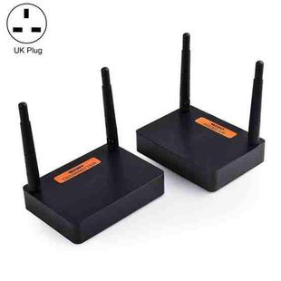 Measy FHD676 Full HD 1080P 3D 5-5.8GHz Wireless HDMI Transmitter (Transmitter + Receiver) Transmission Distance: 200m, Specifications:UK Plug