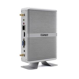 HYSTOU H2 Windows / Linux System Mini PC, Intel Core I3-7167U Dual Core Four Threads up to 2.80GHz, Support mSATA 3.0, 8GB RAM DDR4 + 256GB SSD (White)