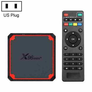 X96 mini+ 4K Smart TV BOX Android 9.0 Media Player with Remote Control, Amlogic S905W4 Quad Core ARM Cortex A53 up to 1.2GHz, RAM: 2GB, ROM: 16GB, 2.4G/5G WiFi, HDMI, TF Card, RJ45, US Plug