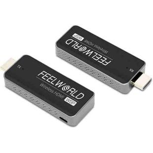 FEELWORLD WSP Wireless HDMI 1080P Transmitter and Receiver Extender Kit with 164FT Range(Black)