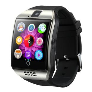 Q18 1.54 inch TFT Screen MTK6260A 360MHz Bluetooth 3.0 Smart Watch Phone, 128M + 64M Memory(Silver)