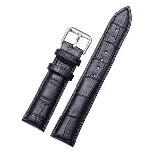 Calfskin Detachable Watch Leather Watch Band, Specification: 14mm (Black)