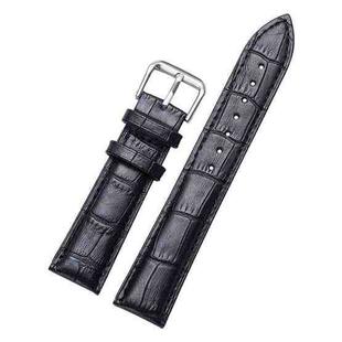 Calfskin Detachable Watch Leather Watch Band, Specification: 18mm (Black)