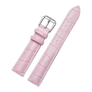 Calfskin Detachable Watch Leather Watch Band, Specification: 18mm (Pink)