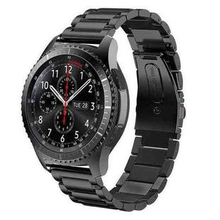 Stainless Steel Wrist Watch Band for Samsung Gear S3 22mm(Black)