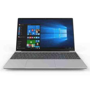 F152 Ultra-thin Notebook, 15.6 inch, 12GB+256GB, Fingerprint Unlock, Windows 10 Intel Celeron J4125 Quad Core, Support TF Card & Bluetooth & WiFi & HDMI, US Plug (Silver)