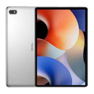 [HK Warehouse] Blackview OSCAL Pad 10, 10.1 inch, 8GB+128GB, Android 12 Unisoc T606 Octa Core 1.6GHz, Support Dual SIM & WiFi & BT, Network: 4G, Global Version with Google Play, EU Plug(Silver)