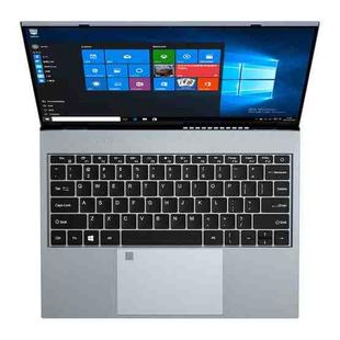 F22 Laptop, 13.5 inch, 8GB+128GB, Fingerprint Unlock, Windows 10 OS, Intel Core i3-1005G1 Dual Core 1.2-3.4Ghz, 2K Full HD Srceen, Support TF Card & Bluetooth & WiFi, US Plug (Grey)