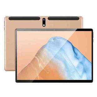S2 4G Phone Call Tablet PC, 10.1 inch, 3GB+32GB, 2.5D Curved Screen Android 9.0 SC9863A Octa-core Cortex A55 1.6GHz, Support Dual SIM / WiFi / Bluetooth / GPS / OTG / FM (Gold)