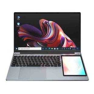 UNIWA ULAP Q15ZR Laptop, 16GB+512GB, 15.6 inch and 7 inch Dual Display Windows 11 Intel Alder Lake N100 Octa Core, UK Plug