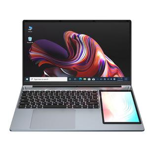 UNIWA ULAP Q15ZR Laptop, 16GB+1TB, 15.6 inch and 7 inch Dual Display Windows 11 Intel Alder Lake N100 Octa Core, UK Plug