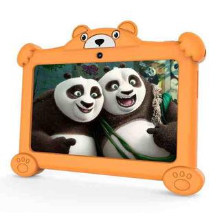 Pritom K7 Pro Panda Kids Tablet PC, 7.0 inch, 2GB+32GB, Android 11 Allwinner A100 Quad Core CPU, Support 2.4G WiFi & WiFi 6, Global Version with Google Play, US Plug (Orange)