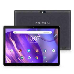 Pritom M10 WiFi Tablet, 10.1 inch, 2GB+32GB, Android 10 SC7731E Quad Core 1.3GHz CPU, Support 2.4G WiFi / Bluetooth, Global Version with Google Play, US Plug(Dark Gray)
