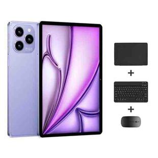 Pad 8 Pro 10.1 inch 4G LTE Tablet PC Combo Set, 4GB+32GB, Android 10 MT6755 Octa Core, with Keyboard / Mouse / Leather Case, US Plug (Purple)