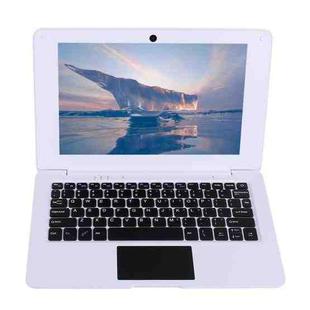 A133 10.1 inch Laptop, 2GB+64GB, Android 12,  Allwinner A133 Quad Core CPU 1.6Ghz, Support Bluetooth & WiFi, EU Plug(White)