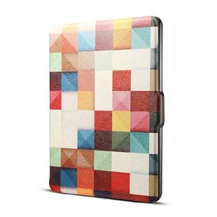 Colors Magic Cube Print Horizontal Flip PU Leather Protective Case for Amazon Kindle Paperwhite 1 & 2 & 3 with Sleep / Wake-up