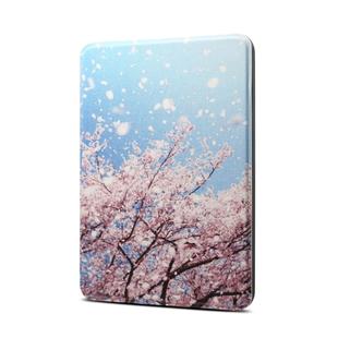 Japanese Cherry Pattern Horizontal Flip PU + TPU Leather Protective Case for Amazon Kindle Paperwhite 4 (2018), with Sleep & Wake-up Function