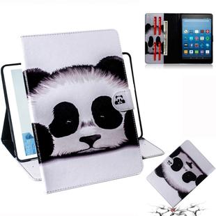Panda Pattern Horizontal Flip Leather Case for Amazon Kindle Fire HD 8 2015/2016/2017/2018, with Holder & Card Slot & Wallet